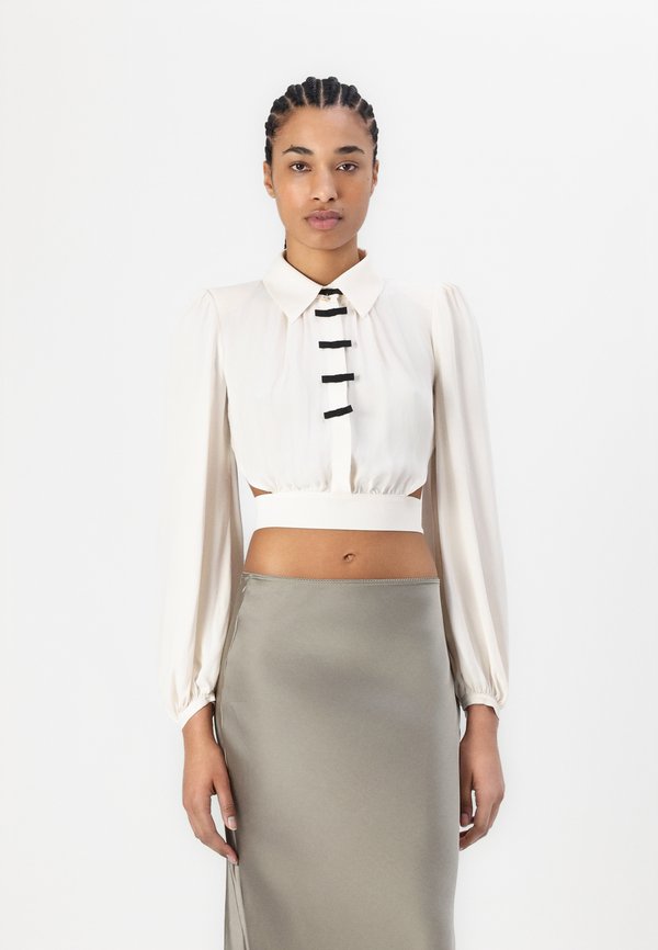 WOMEN BLOUSE - Button-down blouse - burro