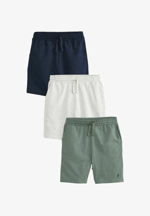 3 PACK STANDARD - Jogginghose - navy green ice grey