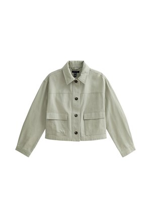 New Look FLAP POCKET - Chaqueta de entretiempo - olive
