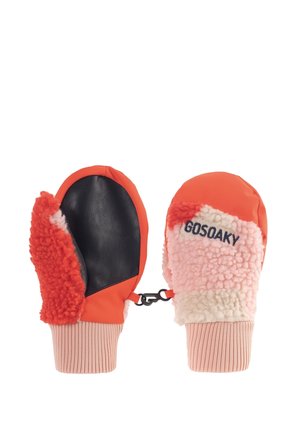 Muffole - poppin red  printed teddy