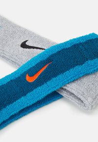 Nike Performance HEADBAND UNISEX 2 PACK - Faixa para o suor - grey/blue