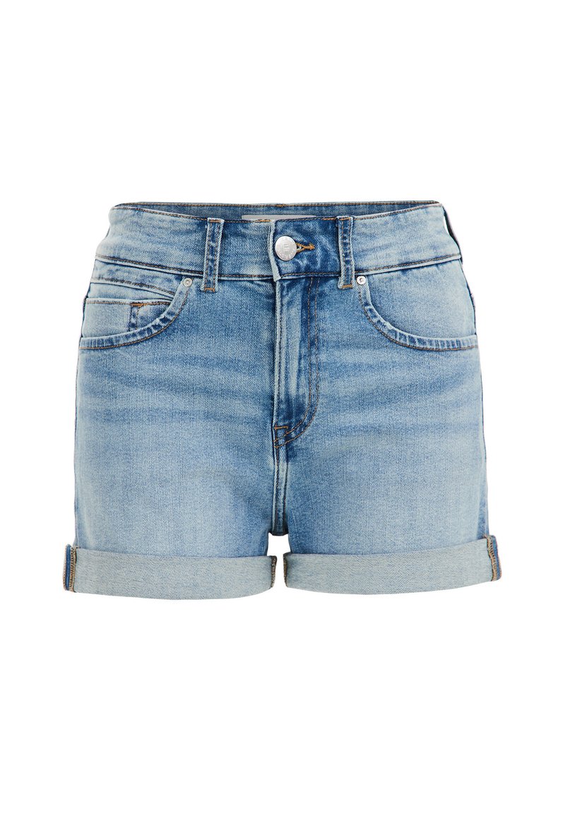 WE Fashion Jeansshort blauw