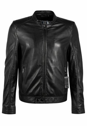 Leren jas - black