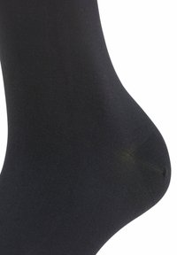 FALKE FINE SOFTNESS - Kniekousen - black