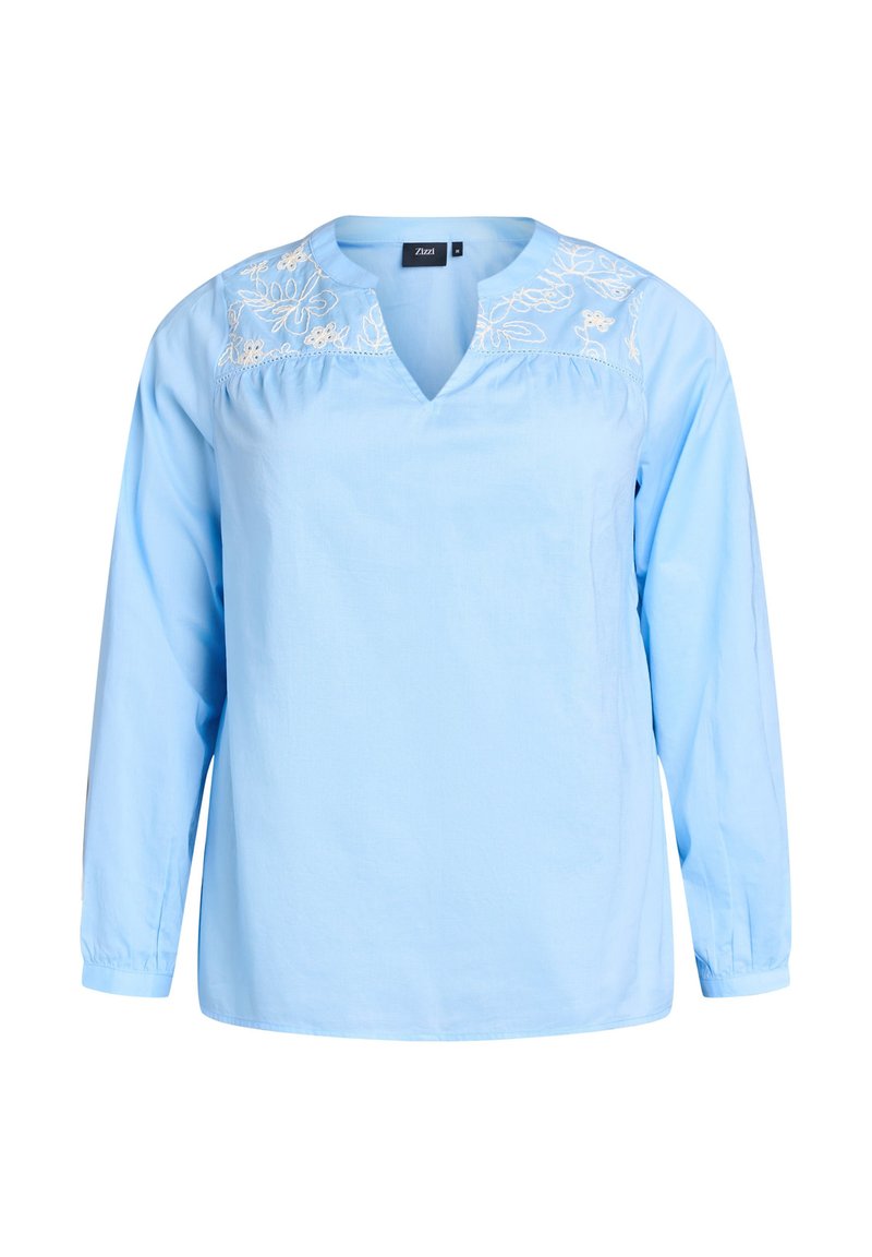 Zizzi Blouse lichtblauw
