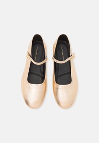 Tommy Hilfiger PARTY MARYJANE METAL - Ballerine con cinturino - gold