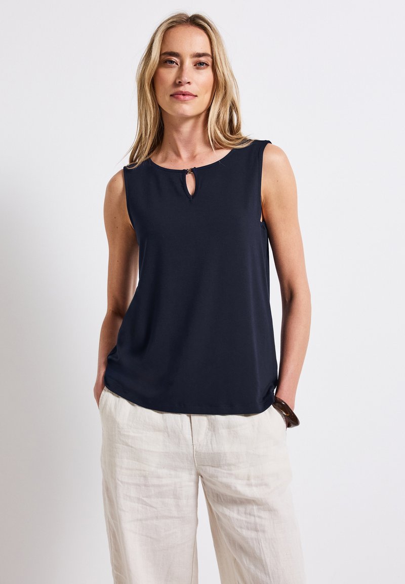 Street One MIT CUT-OUT - Top - blau