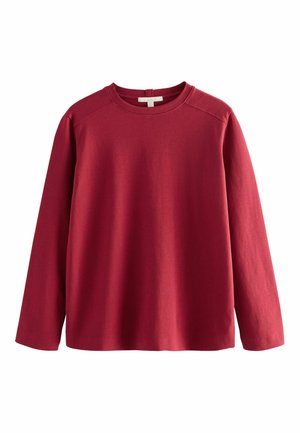 LONG SLEEVE HEAVYWEIGHT GRAPHIC REGULAR FIT - Långärmad tröja - cherry red