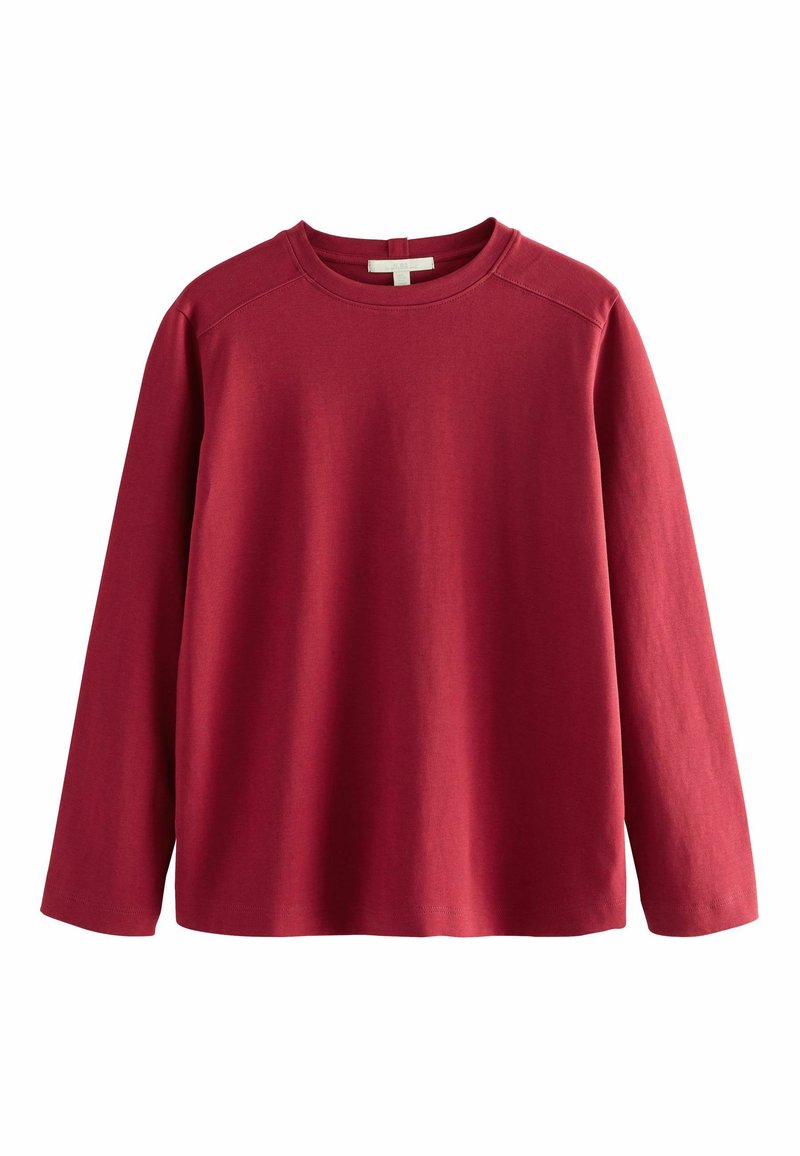 Gildan G5400 T-Shirt A Maniche Lunghe In Cotone Pesante 100% - Colore Arancione Sicurezza, Taglia L