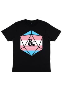 Henry Tiger DUNGEONS & DRAGONS TRANS AMPERSAND - T-shirts print - black