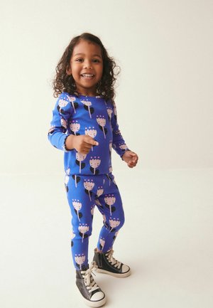 Next STANDARD - Leggings - blue pink flower