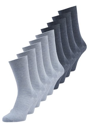 9 PACK UNISEX - Kojinės - stone melange/jeans