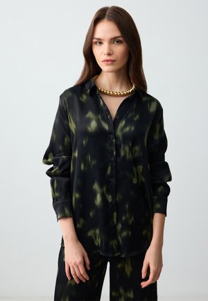Jimmy Key COLLAR  - Button-down blouse - black