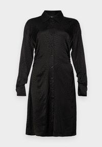 DRESS - Skjortekjole - black