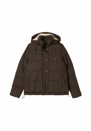 FatFace, PETITE FIT - SHORT PUFFER JACKET - Giacca invernale - chocolate brown