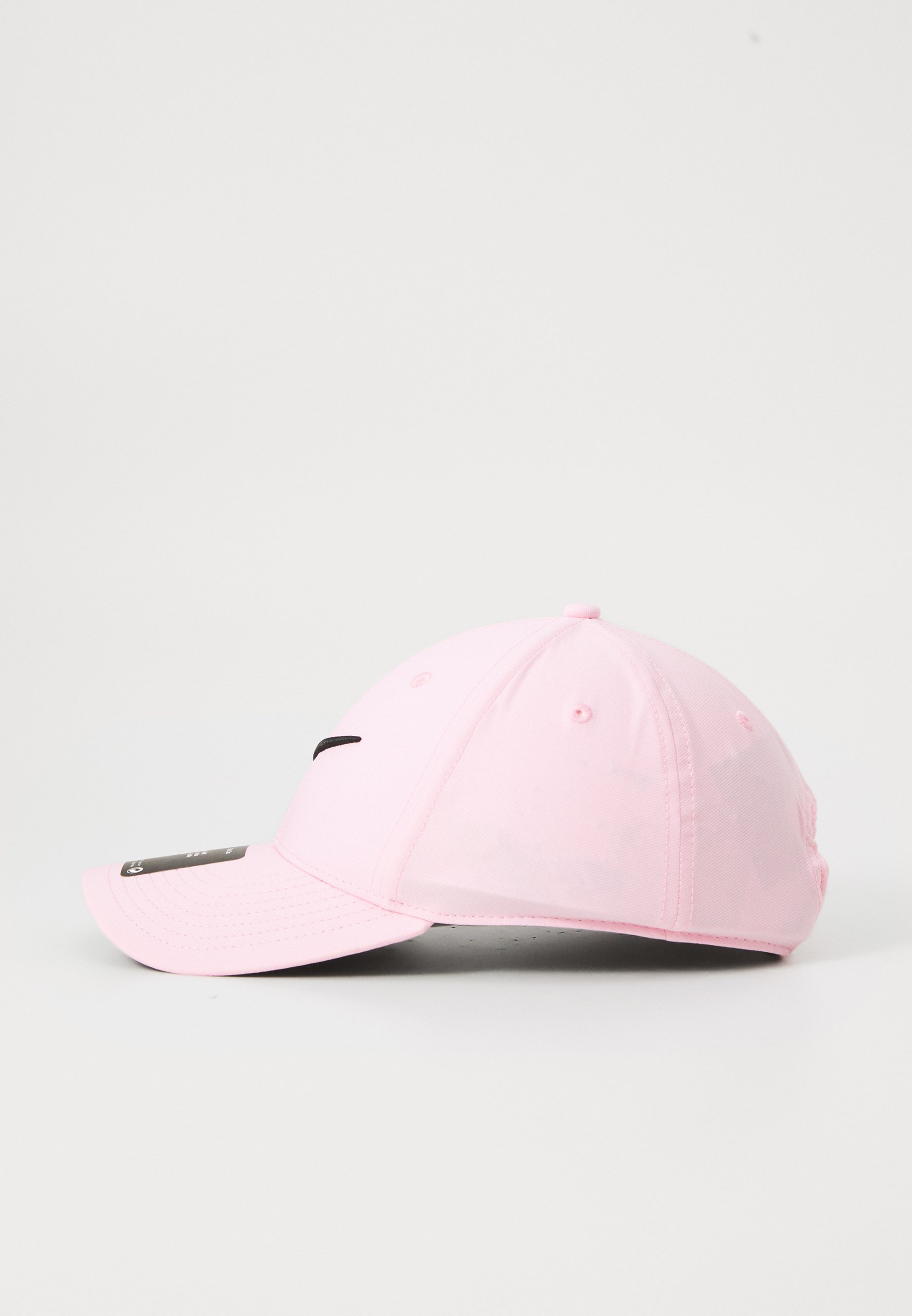 white and pink nike hat
