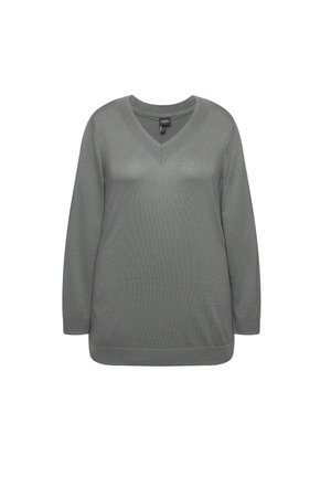 Ulla Popken Neule - gray green