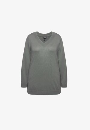 Ulla Popken Svetr - gray green