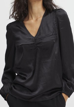 b.young, Blouse - black denim