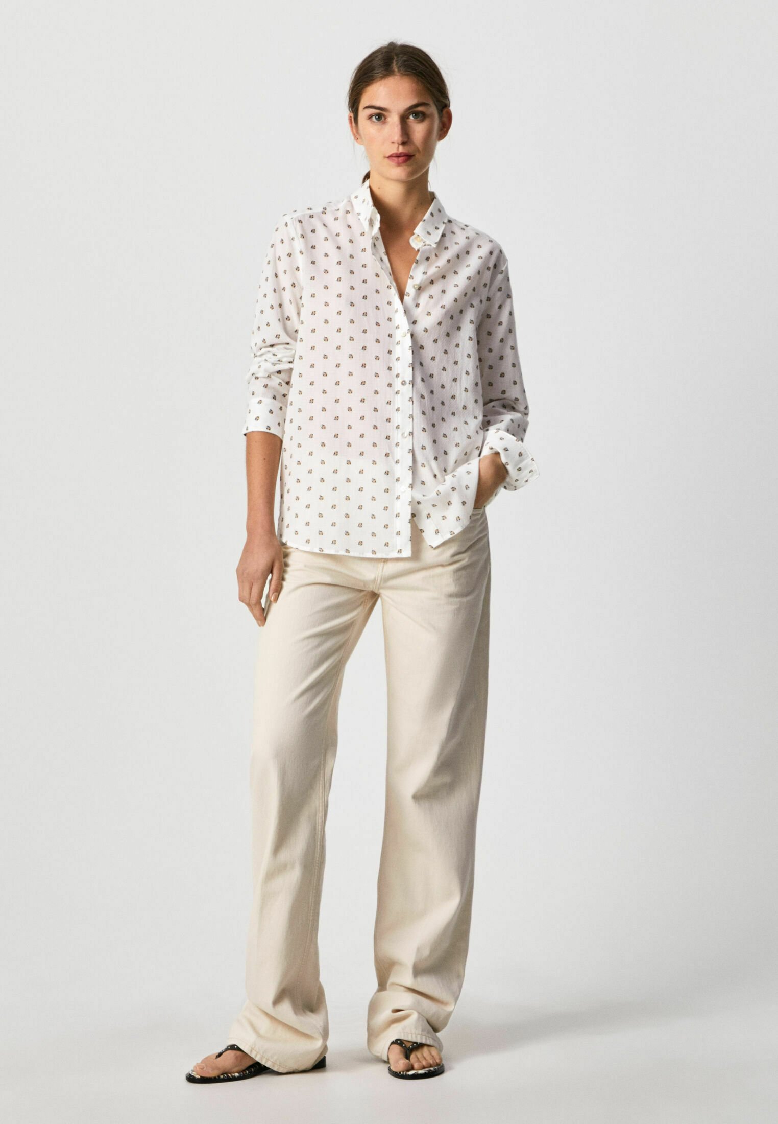 Pepe Jeans MARIANA - Skjortebluser - white/hvid - Zalando.dk