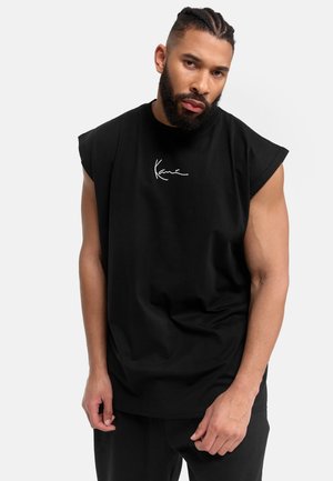 Karl Kani SMALL SIGNATURE SLEEVELESS TEE  - Topper - black