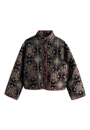 Next QUILTED FUNNEL NECK - Übergangsjacke - jacquard print