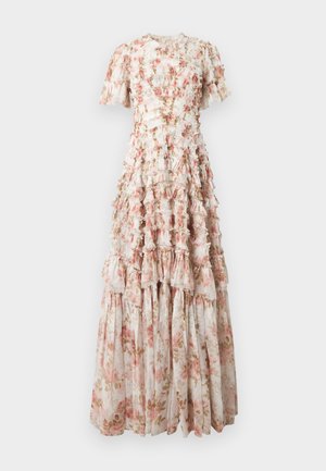 SUMMER'S ROSE VALENTINE RUFFLE GOWN - Oblačila za posebne priložnosti - white