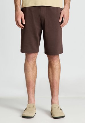 Calliope, PANTALONE GINNICO CORTO TINTA UNITA - Jogginghose - caffè