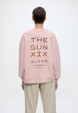 lala Berlin SWEATSHIRT HEIKE - Φούτερ - silver pink