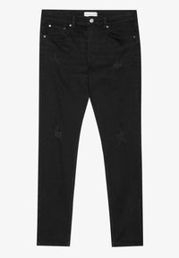 Blugi skinny fit - black denim