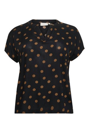 Kaffe Curve KCANNY - Blouse - black/brown