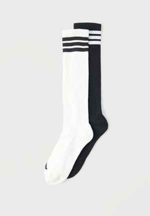 UNISEX 2 PACK - Športne nogavice - white/black