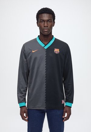 Nike Performance, FC BARCELONA ENERGY THIRD LONG SLEEVE - Клубно облекло - black/anthracite/dusty cactus/university gold-coloured