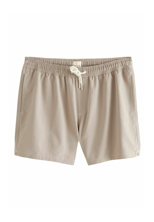 REGULAR FIT - CONTRAST STITCH - Badeshorts - stone