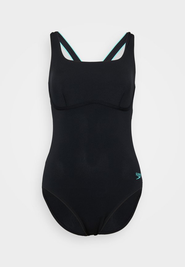 WOMENS FLEX BAND SWIMSUIT WITH BUILT IN SWIM BRA - Swimsuit - anthracite