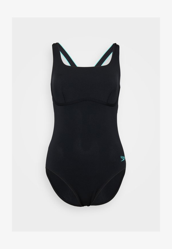 WOMENS FLEX BAND SWIMSUIT WITH BUILT IN SWIM BRA - Swimsuit - anthracite