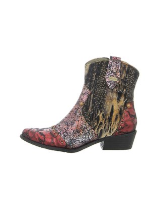 HINCNIO - Cowboy-/Bikerstiefelette - wine