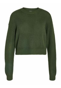 NMMAYSA O NECK - Pulóver - kombu green