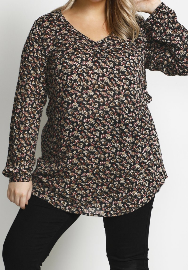 Kaffe Curve Blouse - black