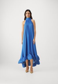 Malina SABRINA HALTER NECK RUFFLED DRESS - Juhlamekko - azure blue