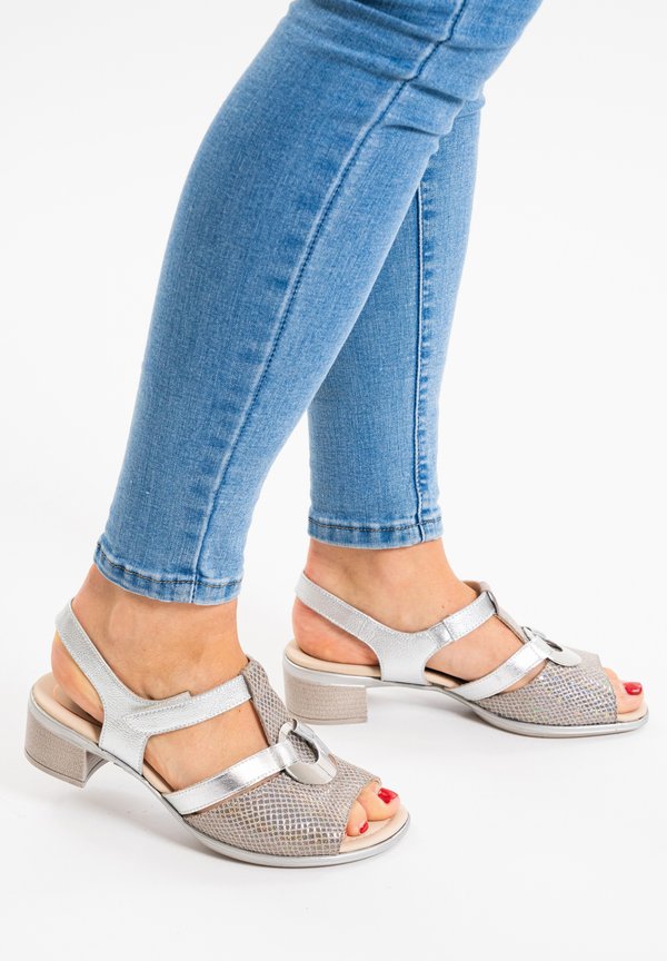 Riemensandalette - beige