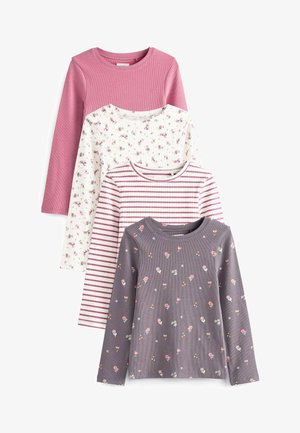 4 PACK - T-shirt à manches longues - pink / purple / white