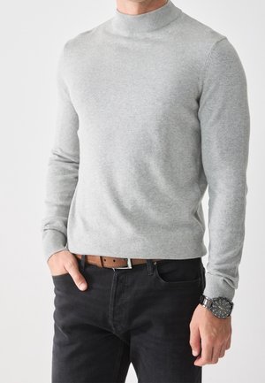 Pullover - mottled light grey