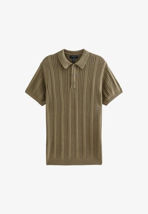 New Look, REGULAR STRIPED - Polo - olive