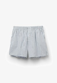 Non sélectionné, weiß w bianco riga blu azzurro