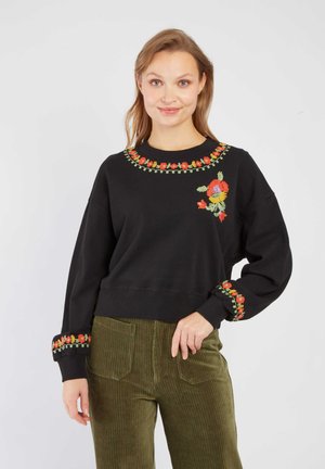 Sweatshirt - 6-noir