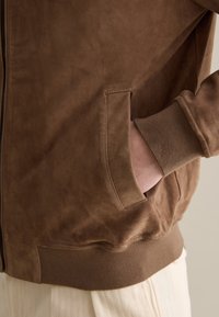 PIOMBO Giacca di pelle - tobacco brown