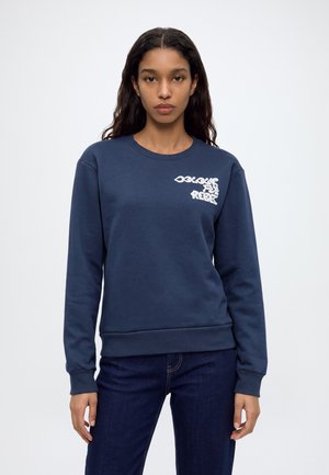 Colourful Rebel, LOGO WAVE RELAXED - Суитшърт - navy blue