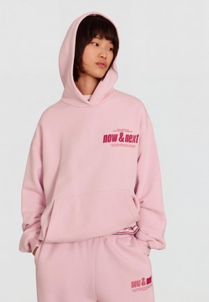 Bershka Hoodie - light pink