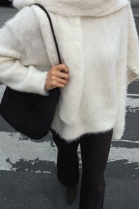 NA-KD Stickad tröja - offwhite